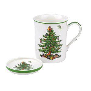 Spode Christmas Mug and Coaster Set